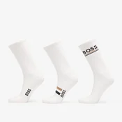 Nogavice Hugo Boss 3-Pack Qs Rib Iconic Vb White 43-46