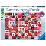 Ravensburger puzzle (slagalice)1500pcs- 99 crvenih lepih stvari RA16215