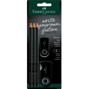 SVINČNIK GRAFITNI FABER-CASTEL SLEEVE SET ČRN