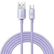 Baseus USB - USB - C 100W kabel - 2m - Ljubičasta KP25162