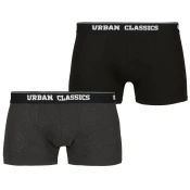 Moške boksarice (set 2 kosov) URBAN CLASSICS - TB1277 - črna/oglje