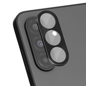 AVIZAR Samsung Galaxy A56 3D kaljeno steklo za kamero 2 paketa, Črna, (5000019130)