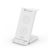 Duzzona brezžični polnilec 3in1 W10-S 15W White