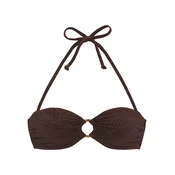 LASCANA Bikini zgornji del  temno rjava