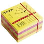 Kocka samolepljivi listici FORNAX 450 lis, 75x75 NEON 427036