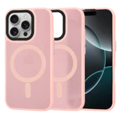Silikonski ovitek MagSafe Series za iPhone 16 Pro - roza