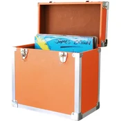 Steepletone 12 Inch Kufor na LP platne 1 Orange/Metal