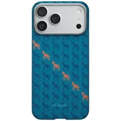 shumee Pitaka Happiness Rides Edge Case MagSafe za iPhone 17 Pro indigo