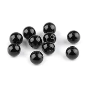 Onyx Oniks, mineralne kroglice O6 mm - oniks (10 kosov)