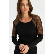 Cool & Sexy Ženska bluza EY2943, Crna