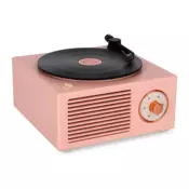 Bluetooth zvucnik Retro Vintage 3D roze