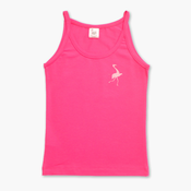 Ciklam otroška spodnja majica s flamingom