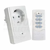 Vtičnica na daljinsko upravljanje 230V AC 3600W IP20 433,92 MHz