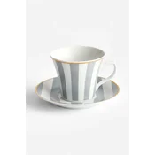 La Mania skodelica s podstavkom iz porcelana 200 ml