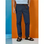 Sinsay - Slim chino pantalone sa kaišem - grey blue