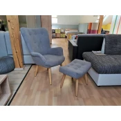 Fotelj s stolčkom KLEBER