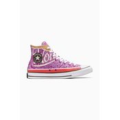 Tenisice Converse Converse x Wonka Chuck Taylor All Star Swirl boja: ljubicasta, A08154C