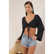 Trendyol Milla Ženska bluza Tbess25Bz00015, Crna