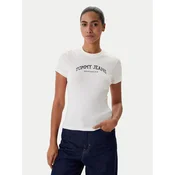 Tommy Jeans Majica  marine / bela