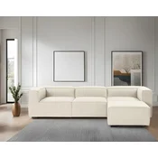 Atelier del Sofa Ugaona garnitura Fora 296x66x185cm Bež