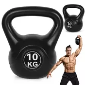 Kettlebell 10 kg črna