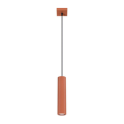 Sollux SL.1630 - Viseci luster na sajli KARBON 1xGU10/10W/230V narandžast