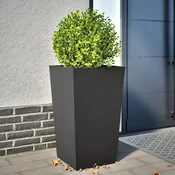 Vrtna sadilica crna 45x45x75 cm celicna