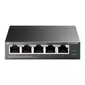TP-LINK TP-Link TL-SG105PE 5-Port Gigabit Easy Smart Switch with 4-Port PoE+ (TL-SG105PE)