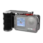 Puluz Kovinsko zaščitno ohišje z ročajem Puluz za DJI Osmo Action 5 Pro/Action 4/Action 3