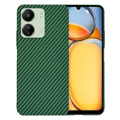 Trden TPU ovitek Techsuit Carbonite FiberShell za Xiaomi Redmi 13C 4G/Poco C65/Redmi 13C 5G - green