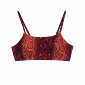 Cropp - Bikini top - karminska
