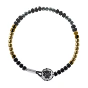 Disney Black Panther Marvel Beaded Zapestnica B600631QML-8.CS