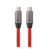Tactical Fat Man 2.0 USB-C/USB-C kabel 1m rdeč
