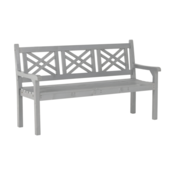 eoshop Lesena vrtna klop, siva, 150 cm, FABLA