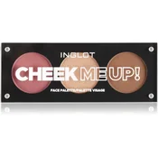 Inglot Face Palette osvetljevalec, bronzer in rdečilo odtenek Cheek Me Up! 7 g