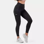 Ženske tajice Active High Waist Smart Pocket Black - NEBBIA