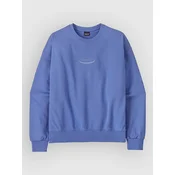 Patagonia 95 Oval Logo Daily Crew Sweater diver blue