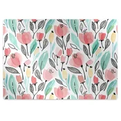 Decormat Podloga za stol Red flowers 120x90 cm 15 cm