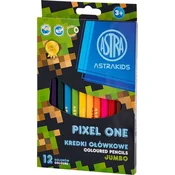Astra barvice Pixel One 12 kosov Jumbo