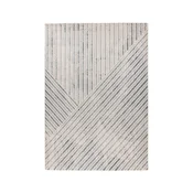 Kayoom PREPROGA Rhombus 125 Beige / Grau   80/150 cm  tkano siva, bež
