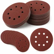 Kraft&Dele Brusni papir z ježkom in luknjami 125 mm P40 50 kosov KD11807