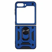 MaxMobile maskica za Samsung Galaxy Z Flip 8 ANTI-SHOCK WITH RING plava