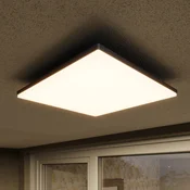 Lucande Kvadratna stropna svetilka LED Henni za zunanje prostore - Sodobni - temno siva, bela - Aluminij
