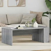 vidaXL Klubska miza Siva Sonoma 95 x 50 x 34 cm Konstruiran les