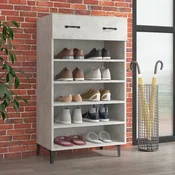 Ormaric za cipele boja betona 60x35x105 cm konstruirano drvo