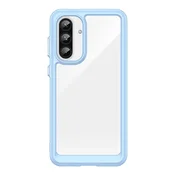 HURTEL Ovitek Outer Space s fleksibilnim okvirjem za Samsung Galaxy A36 - moder