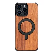 shumee Lesen ovitek Bewood za iPhone 16 Pro Max ROSEWOOD SANTOS z MagSafe
