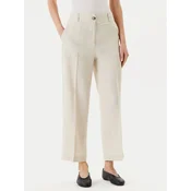 United Colors Of Benetton Hlače iz tkanine 4AGHDF06R Bež Straight Fit