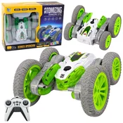 Daljinsko vodene luči za RC akrobatske avtomobilčke, dimne, drift, 360°, zelene