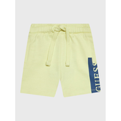 Guess Športne kratke hlače N3GD03 KA6R0 Rumena Relaxed Fit